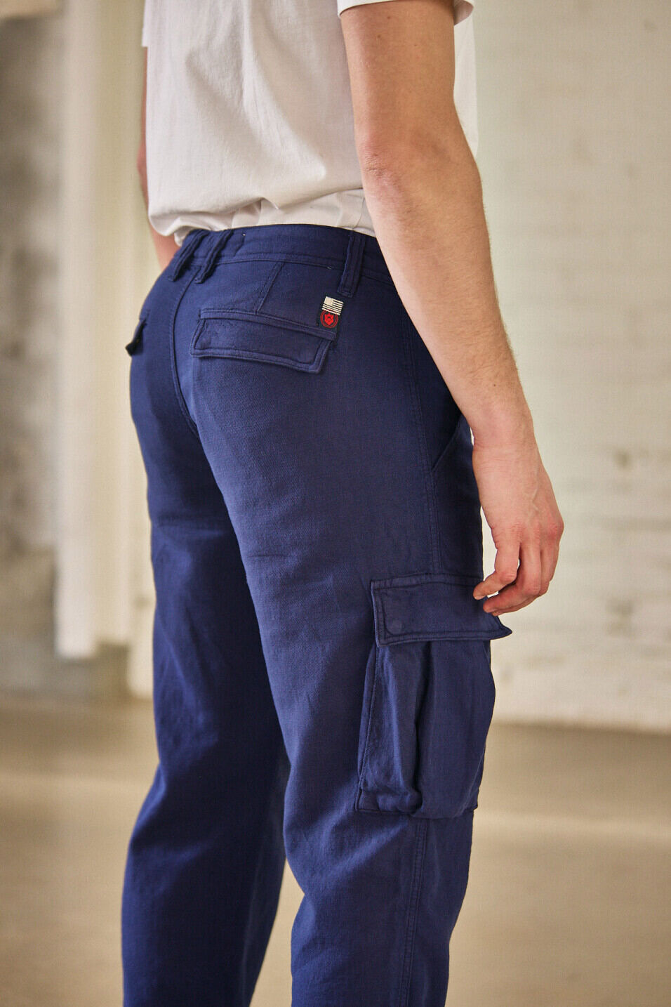 Pantalon cargo Homme Mathis Sweeny Peacoat | Freeman T. Porter