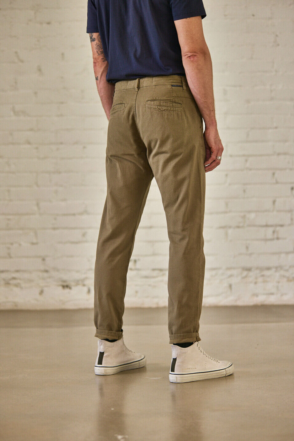 Pantalones chinos Man Bruce Aras Dusky green | Freeman T. Porter