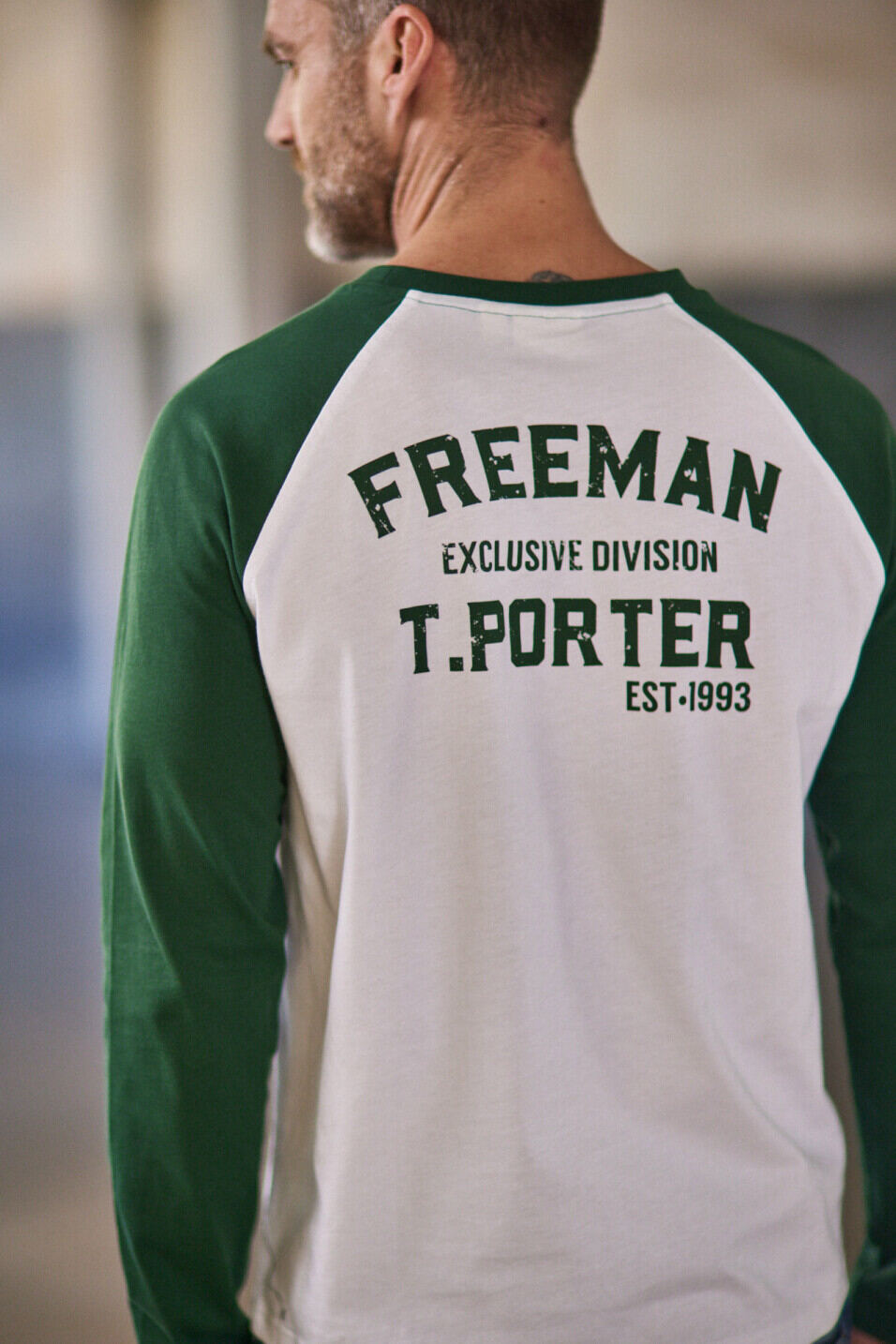 Printed T-shirt Man Christopher 93 White | Freeman T. Porter
