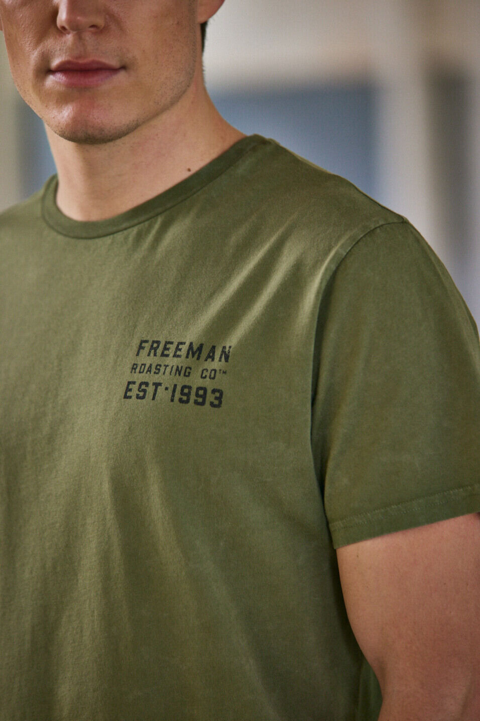T-shirt imprimé Homme Ivander Hot Shot Winter moss | Freeman T. Porter