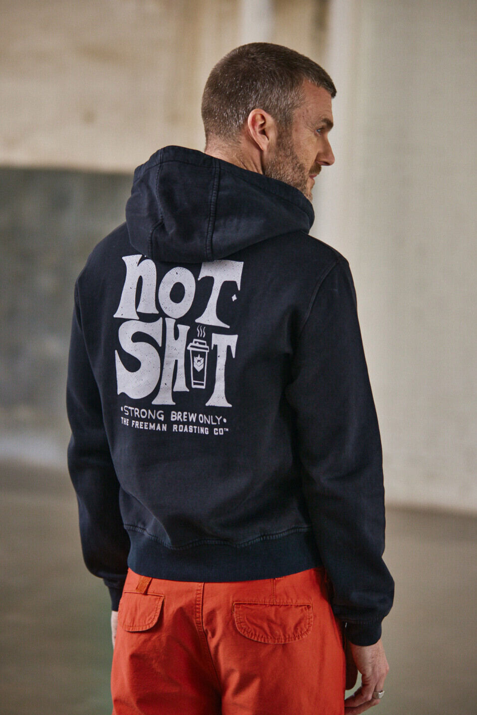 Loose Sweatshirt Man Nohan Hot Shot Anthra | Freeman T. Porter