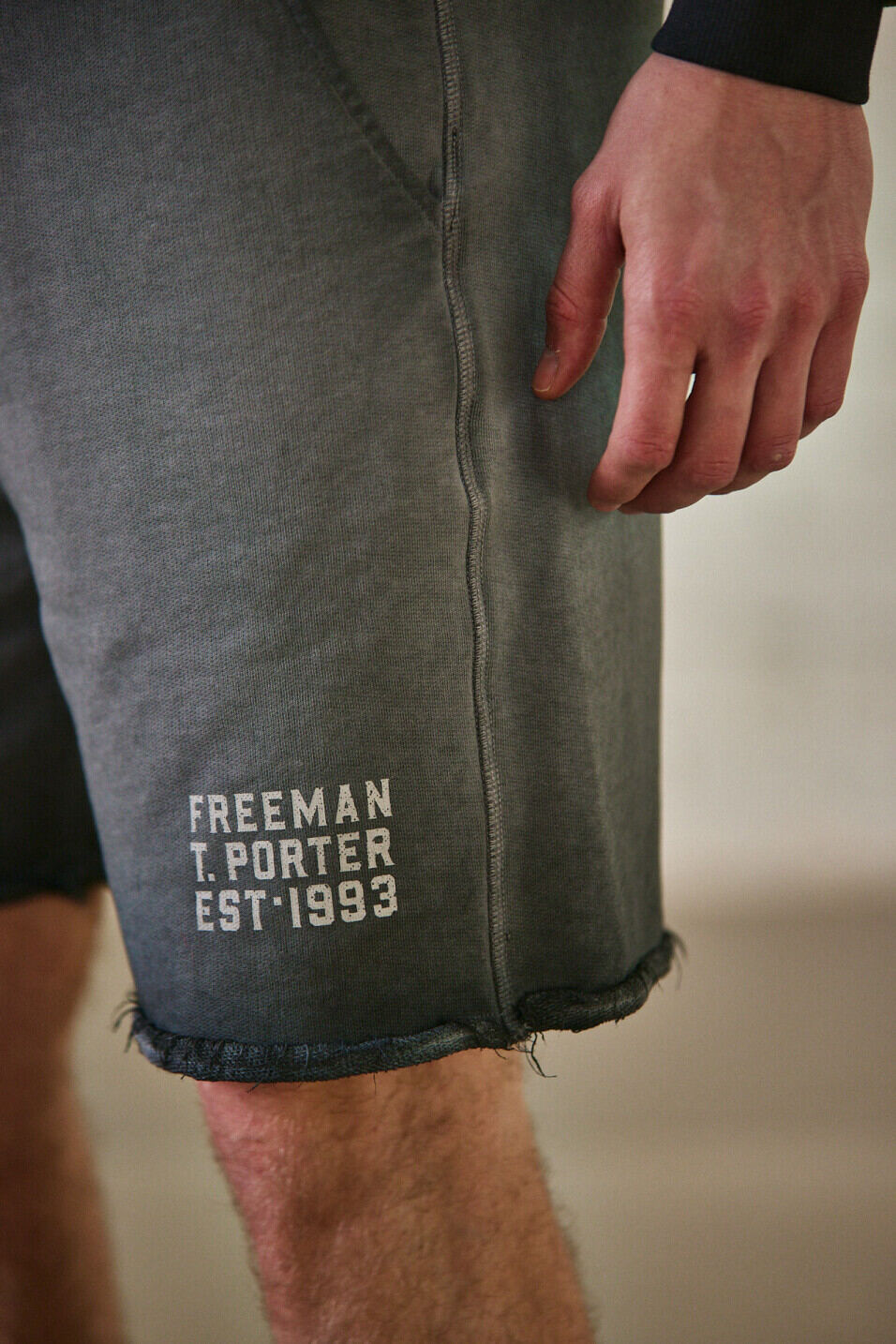 Pantalones cortos tipo jogg Man Aaron Chillout Anthra | Freeman T. Porter