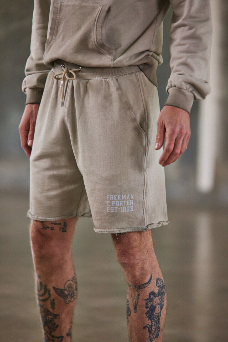 Pantalones cortos tipo jogg Man Aaron Chillout Overcast | Freeman T. Porter