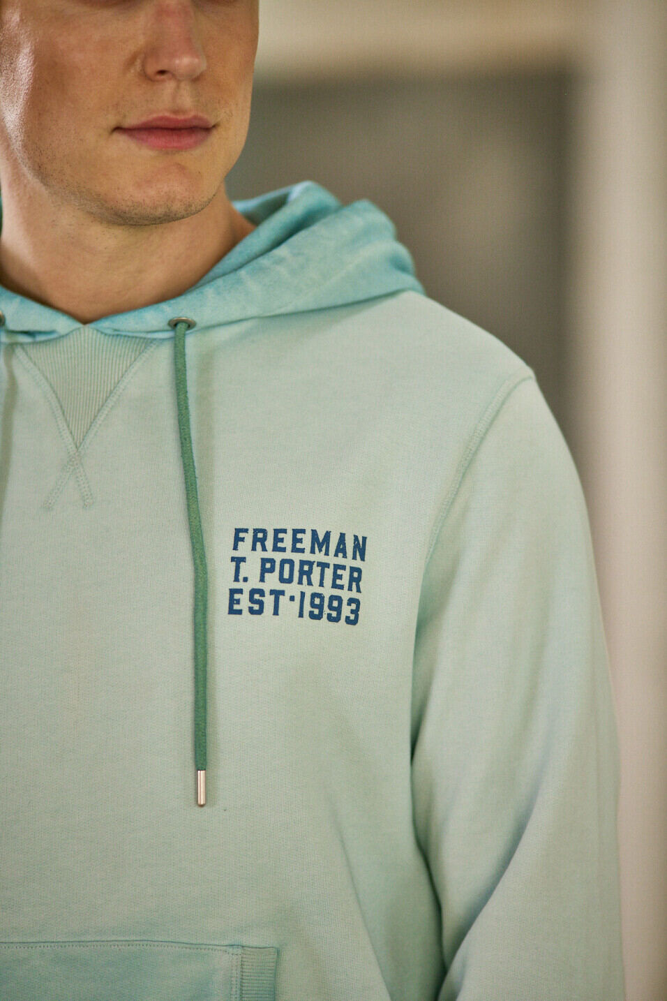 Loose Sweatshirt Man Nohan Chillout Blue sky | Freeman T. Porter