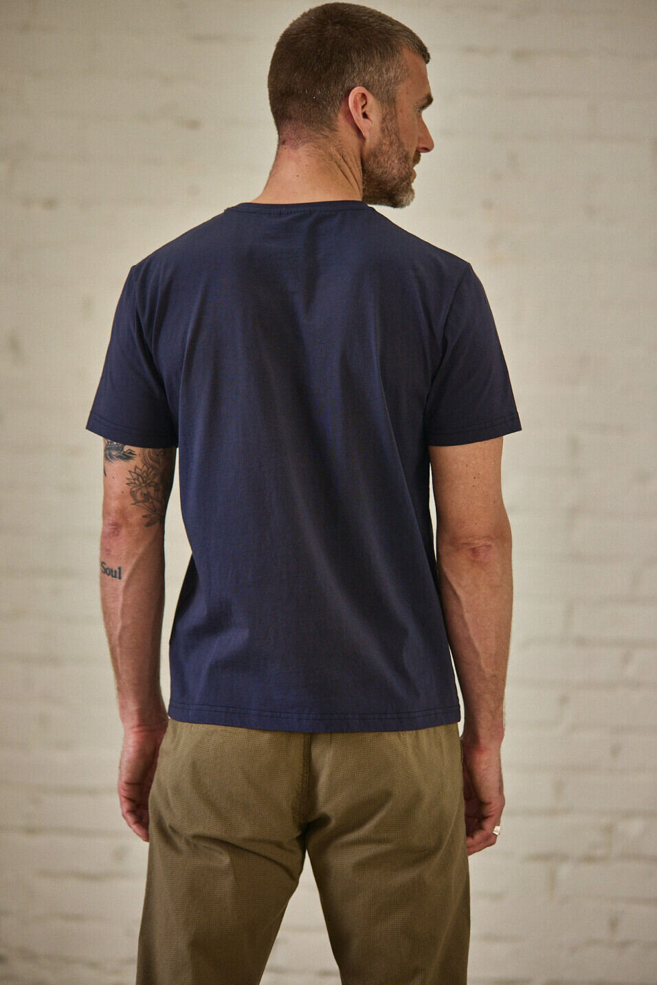 T-shirt manches courtes Homme Ivander Crew Anthra | Freeman T. Porter