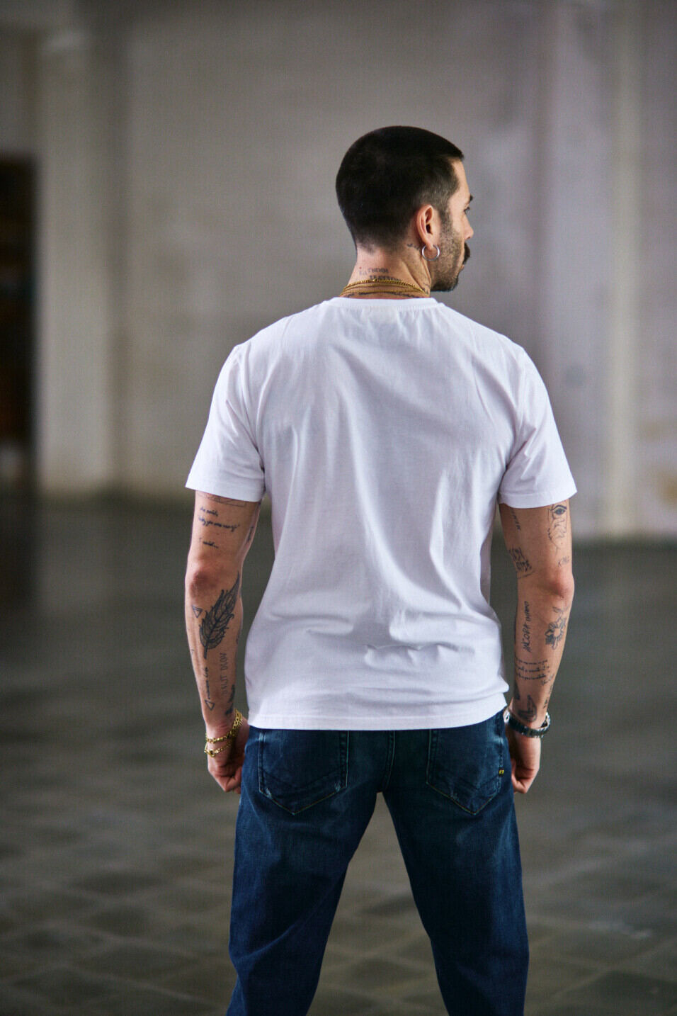 T-shirt manches courtes Homme Ivander Desert Ride Bright white | Freeman T. Porter