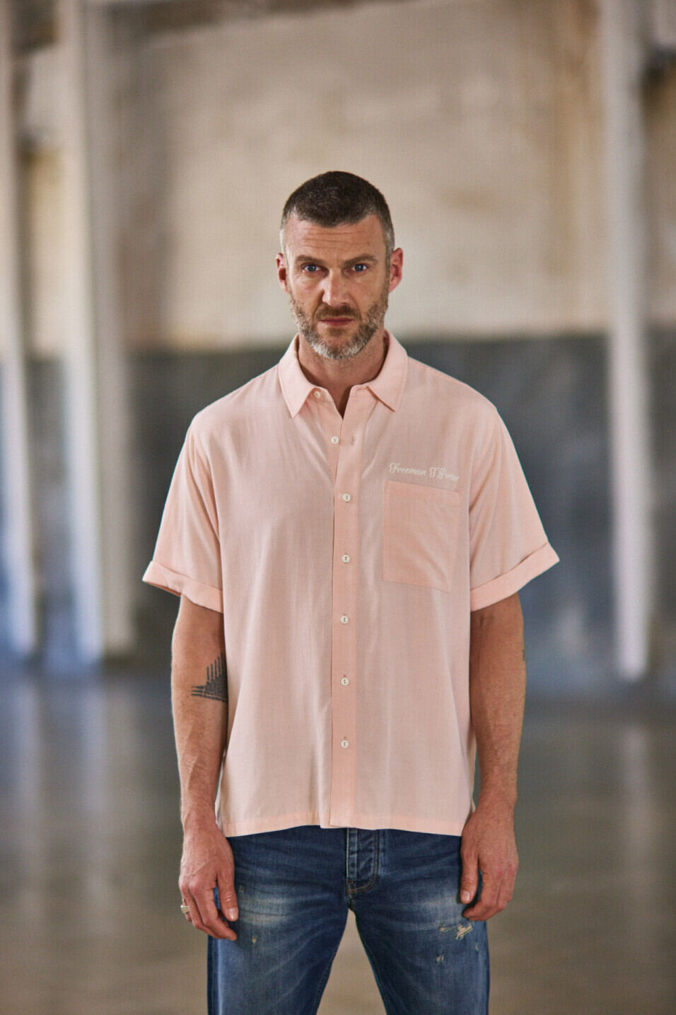 Relax shirt Man Marco Miami Light pink | Freeman T. Porter