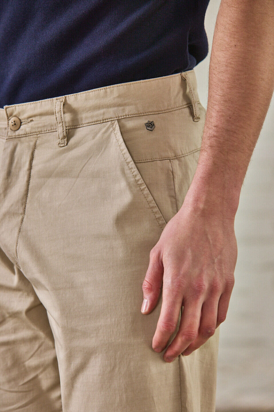 Pantalones chinos Man Bruce Spike Overcast | Freeman T. Porter
