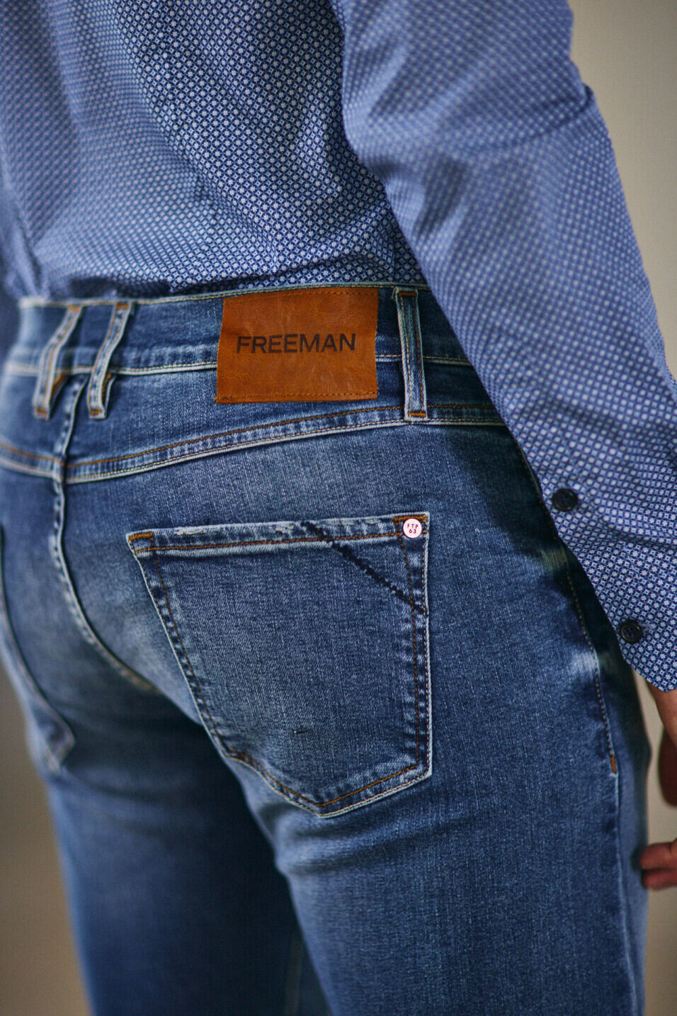 Jeans slim Homme Dustee Saopolo med | Freeman T. Porter