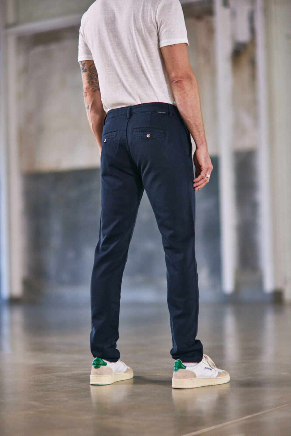 Pantalon chino slim Homme Gino Epic Total eclipse | Freeman T. Porter