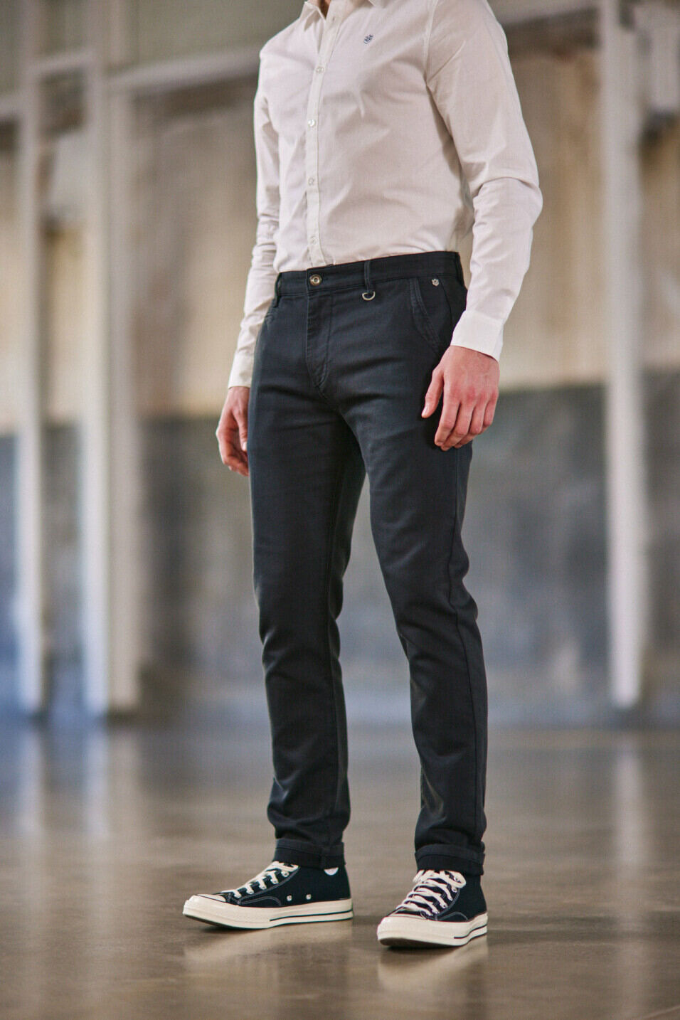 Pantalón chino slim fit Man Gino Epic Anthra | Freeman T. Porter