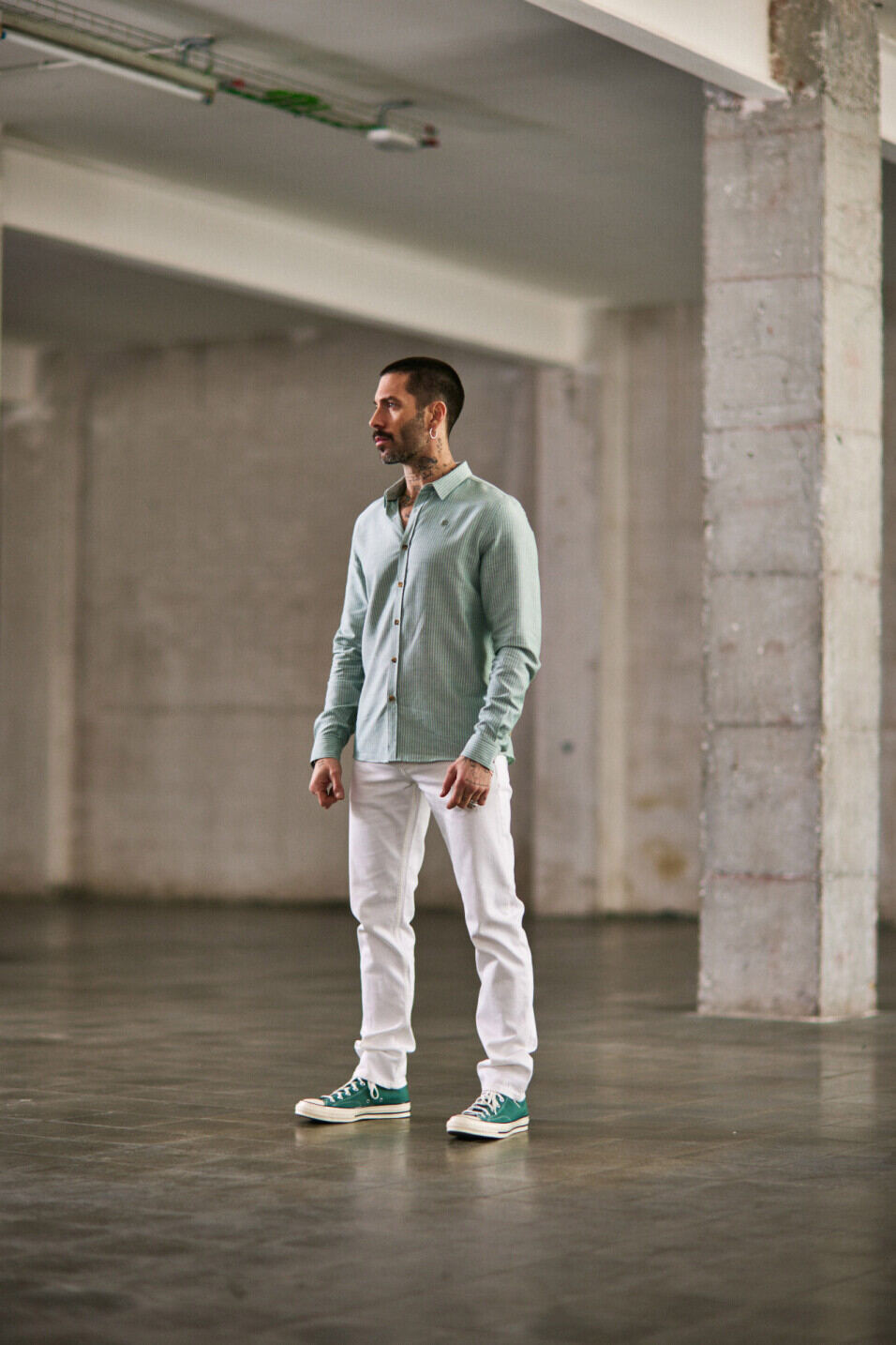 Jeans droit ajusté Homme Jimmy Andalousia Off white | Freeman T. Porter