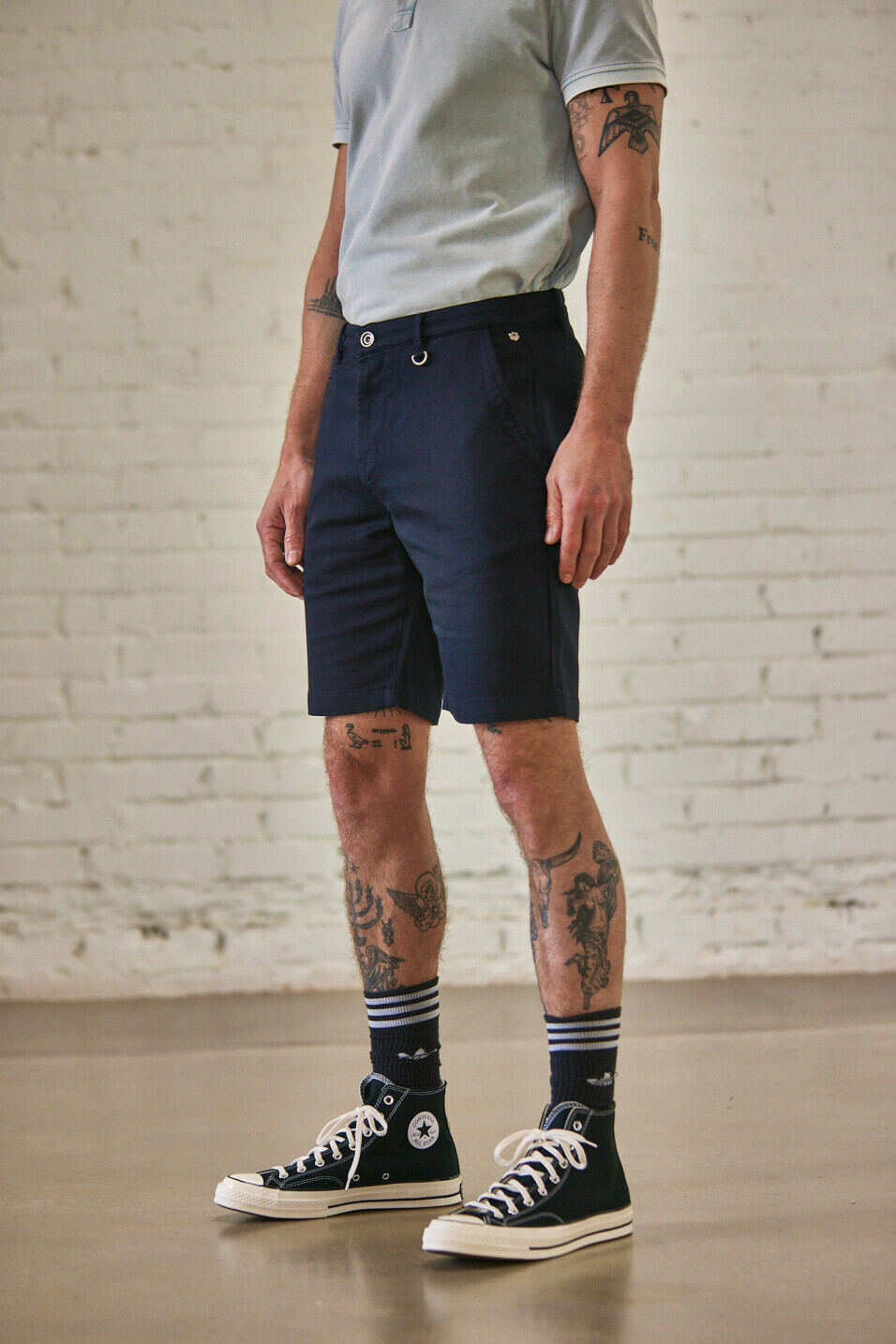 Pantalones cortos chinos Man Gino Short Epic Total eclipse | Freeman T. Porter