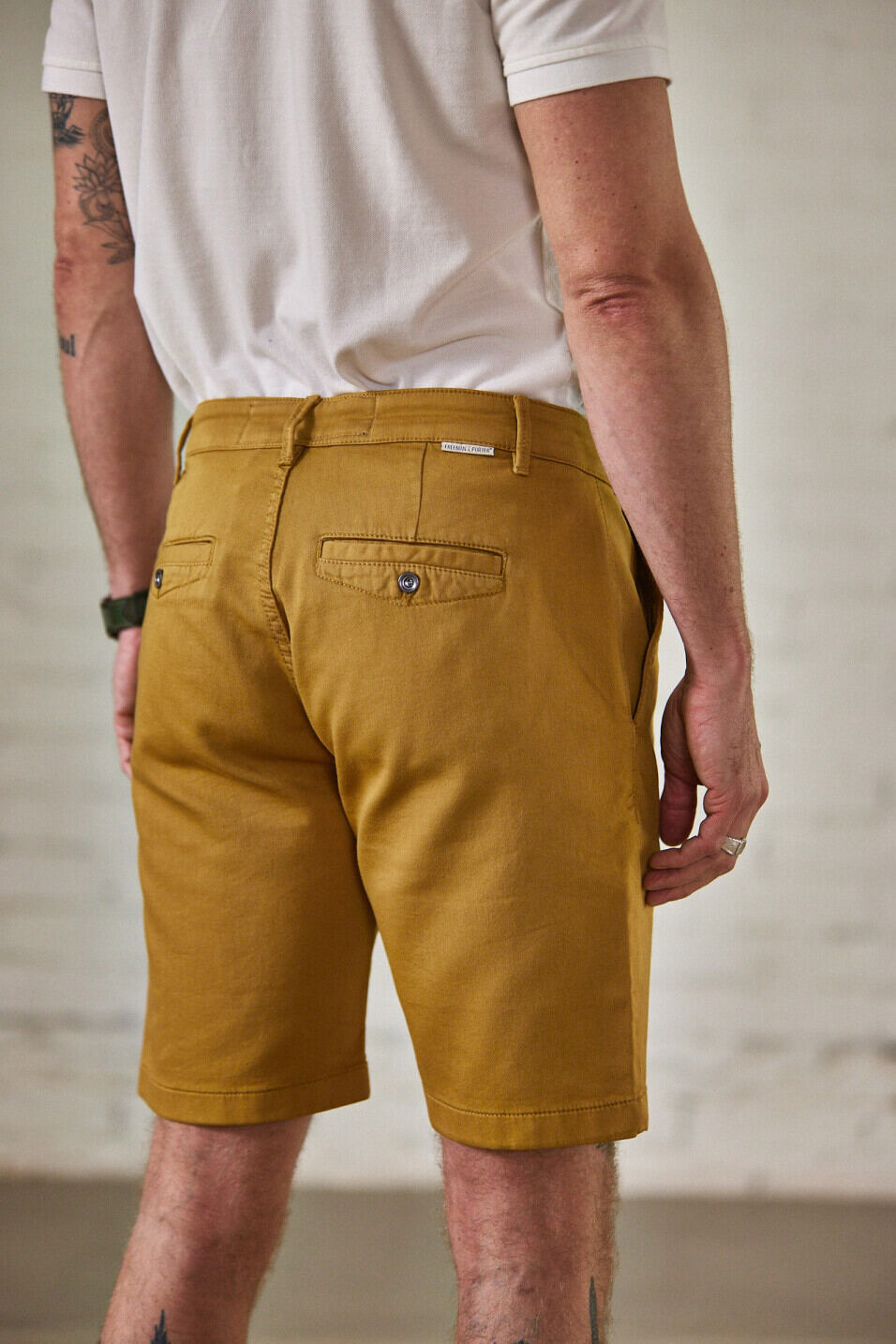 Pantalones cortos chinos Man Gino Short Epic Bistre | Freeman T. Porter