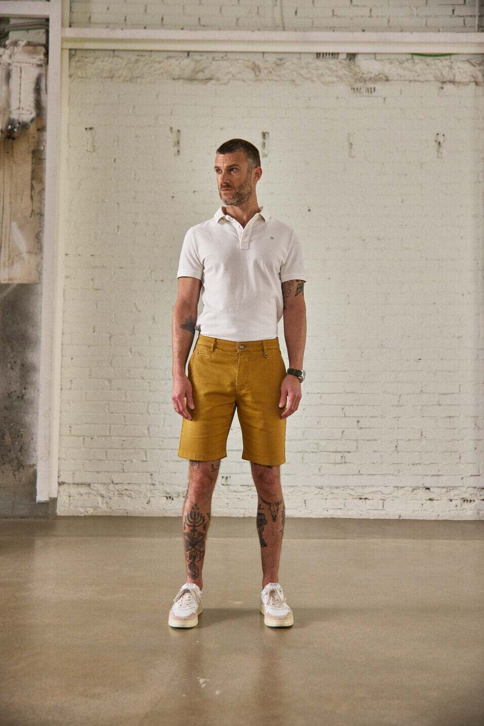 Pantalones cortos chinos Man Gino Short Epic Bistre | Freeman T. Porter
