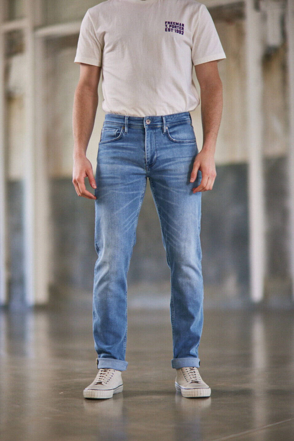 Jeans droit ajusté Homme Jimmy Polynesia | Freeman T. Porter