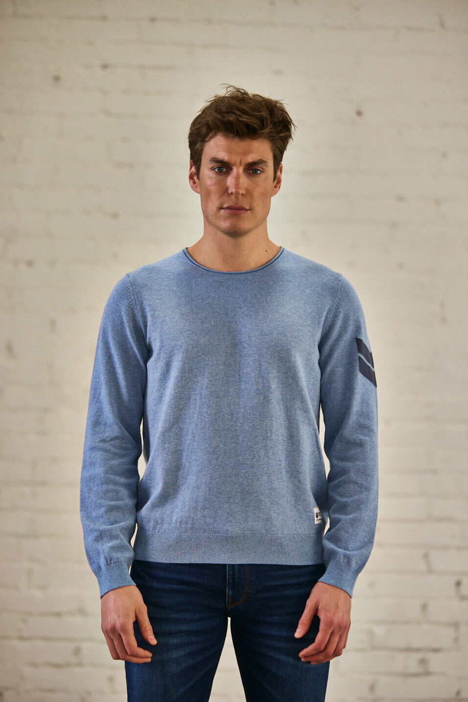 Pull col rond Homme Sonny Conwy Abyss | Freeman T. Porter