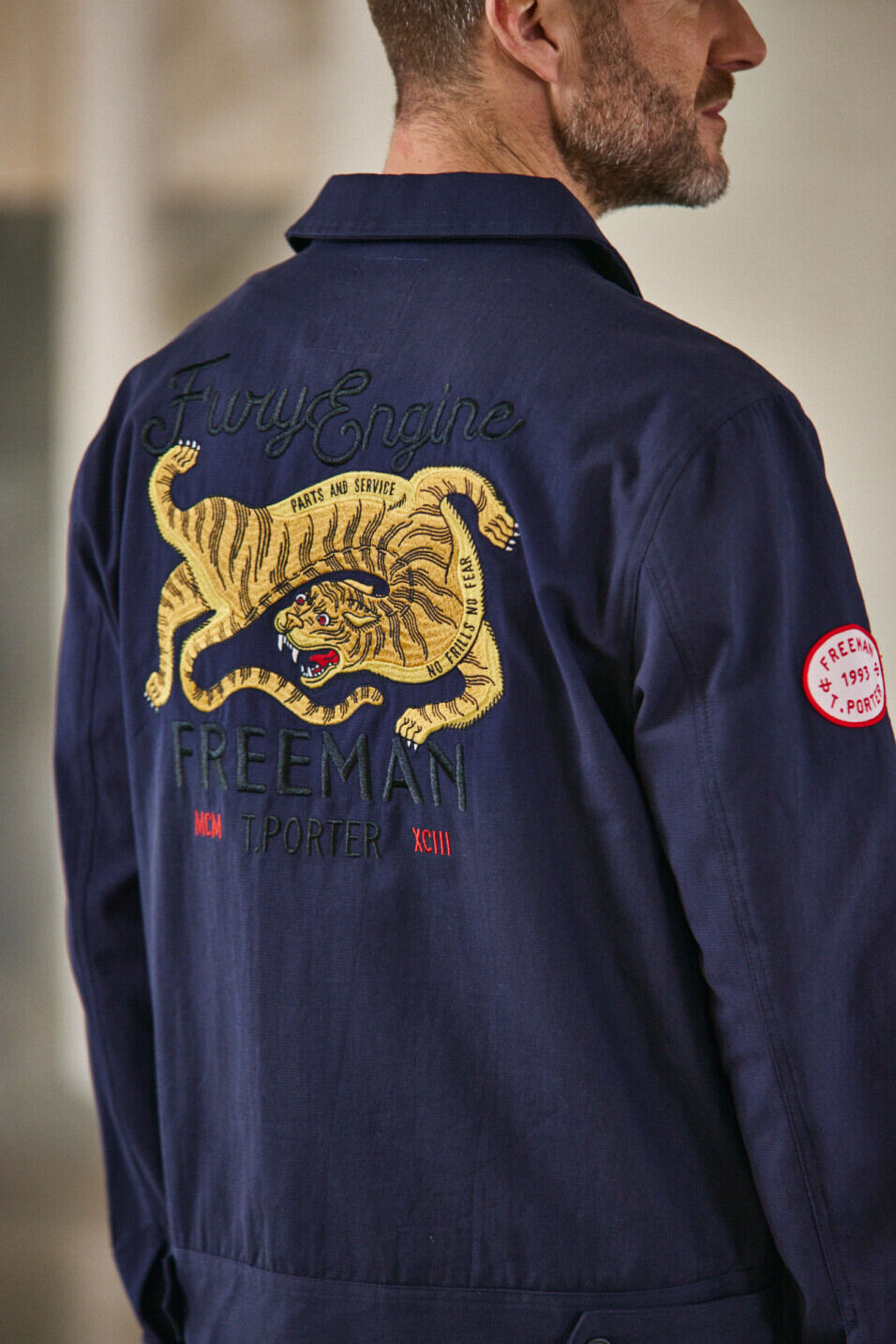 Straight jacket Man Antonio Dover Peacoat | Freeman T. Porter