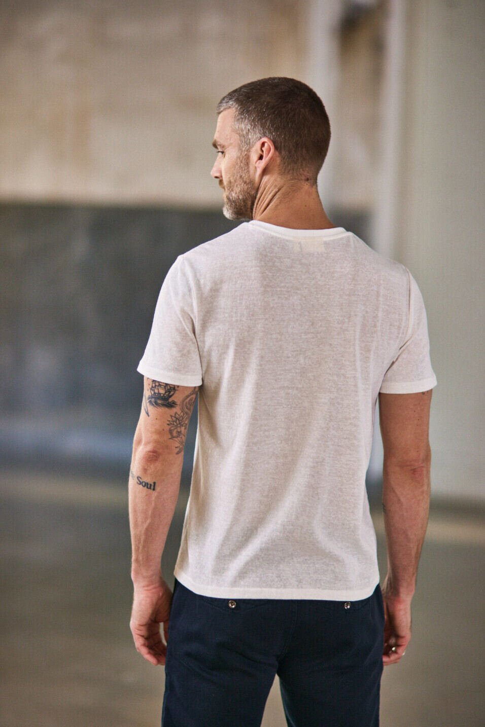 Gerades T-Shirt Man Ivander Tanger White | Freeman T. Porter