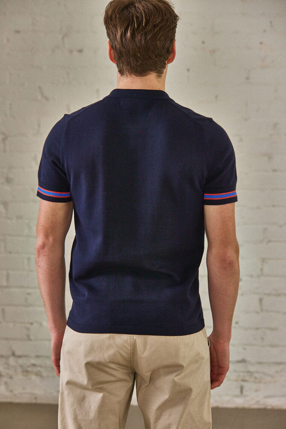 Short sleeve polo-shirt Man Mike Conwy Peacoat | Freeman T. Porter