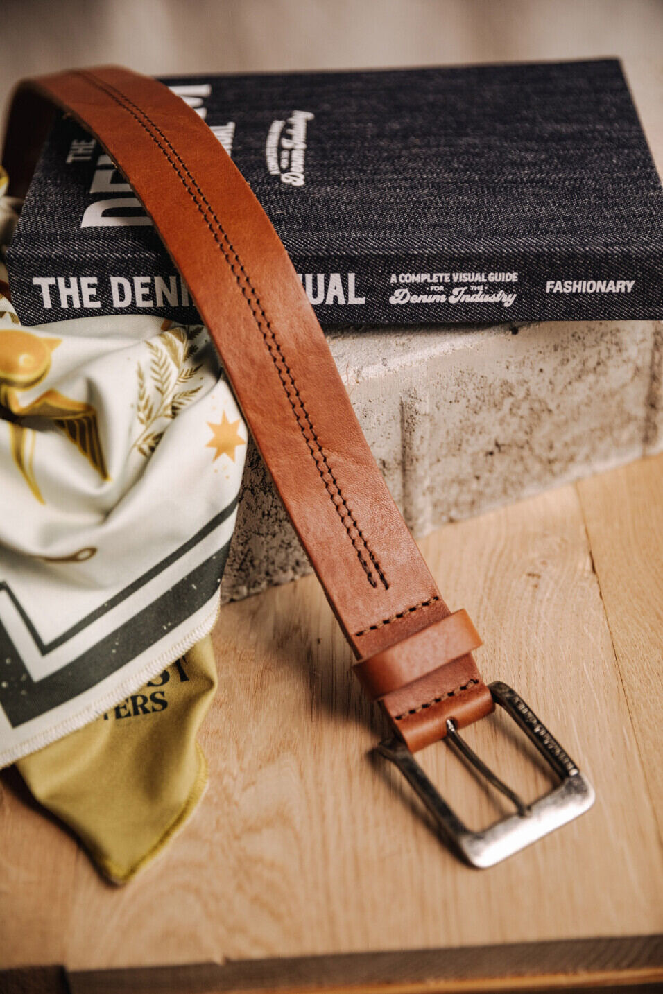Leather belt Man Aloise Cognac | Freeman T. Porter