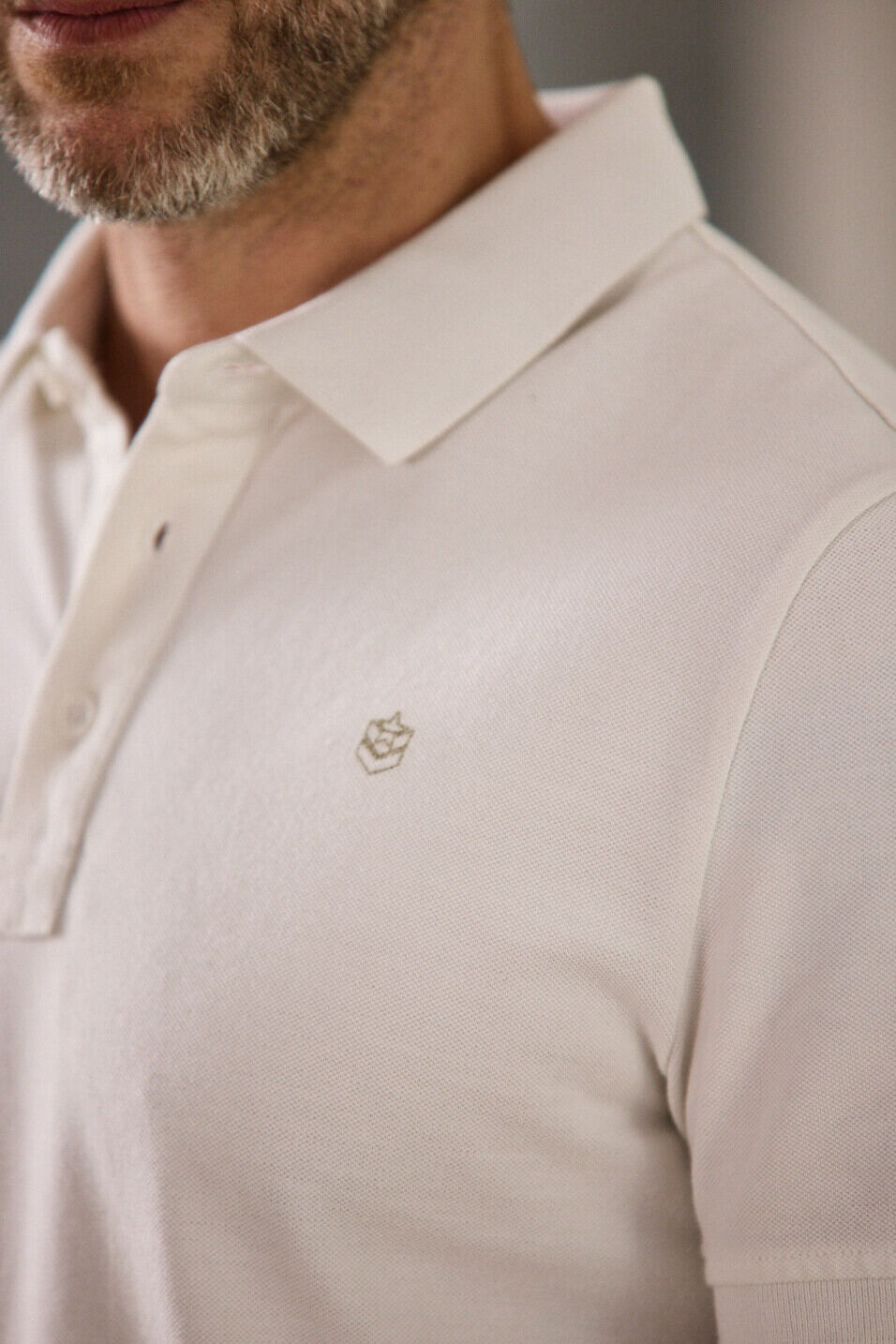 Straight polo shirt Man Tadley Icon White | Freeman T. Porter