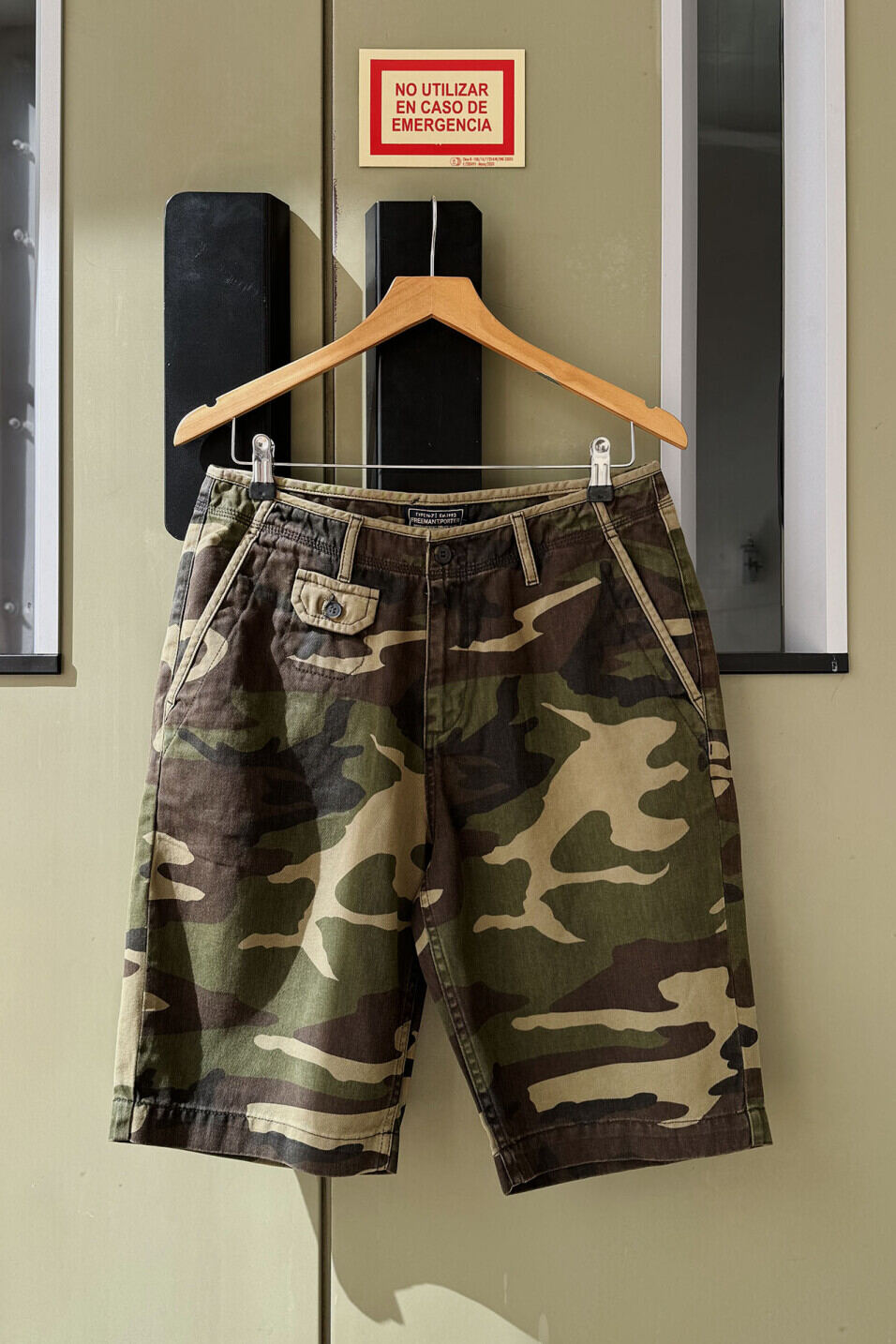 Shorts rectos Man Wakero Military camou | Freeman T. Porter
