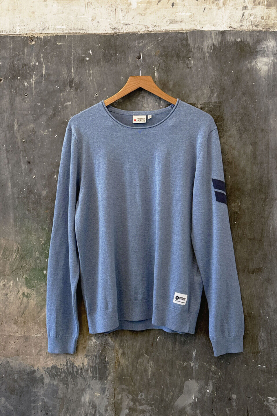 Gerader Pullover Man Sonny Conwy Abyss | Freeman T. Porter