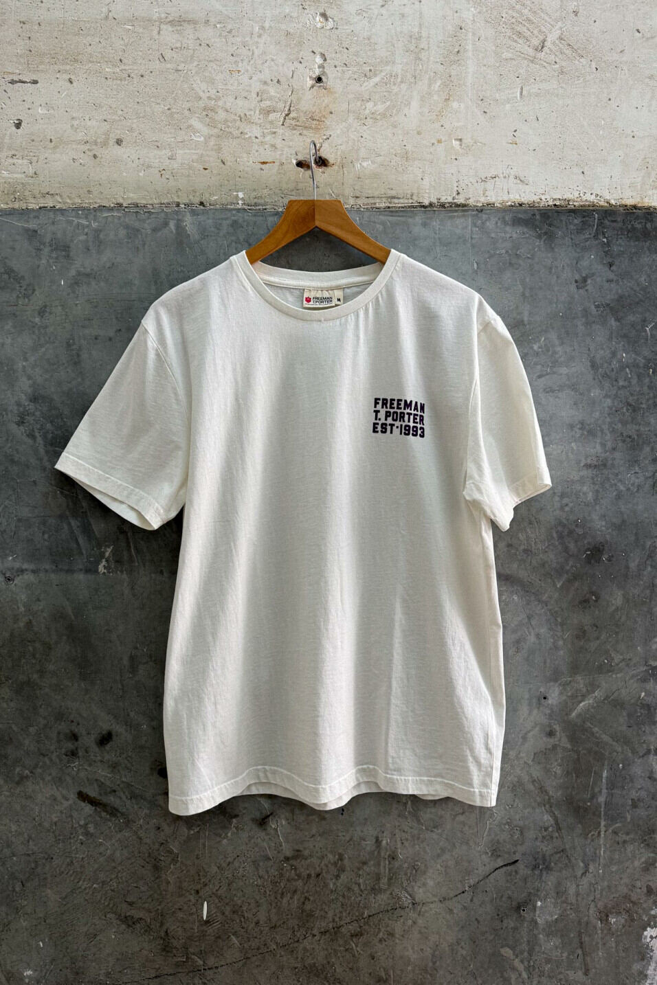 T-shirt manches courtes Homme Ivander Chill Egret | Freeman T. Porter