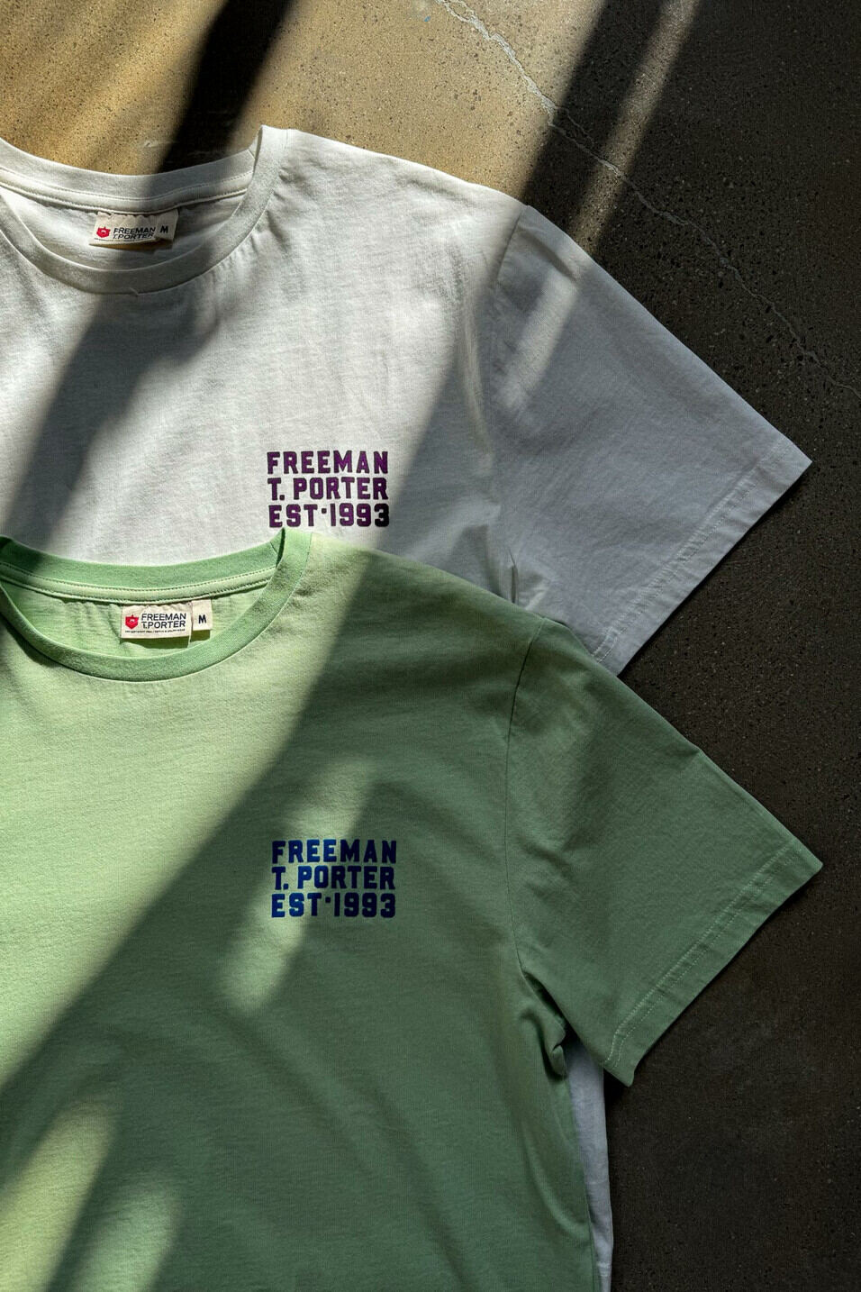 Short sleeve T-shirt Man Ivander Chill Subtle green | Freeman T. Porter