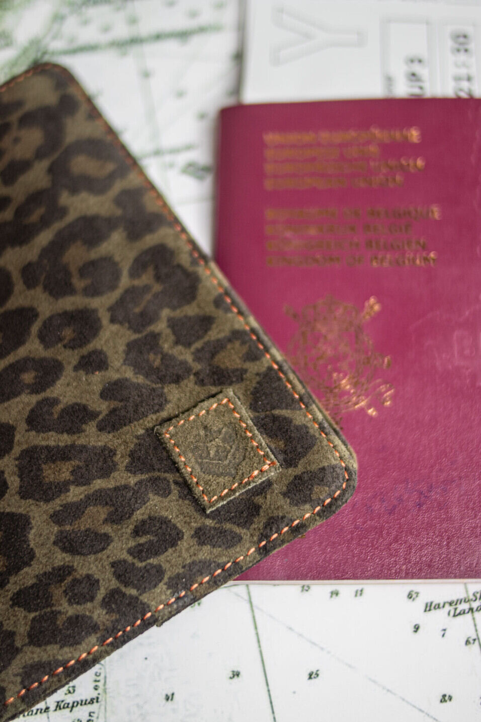 Leopard passport holder  Krishna Leo Bosco | Freeman T. Porter