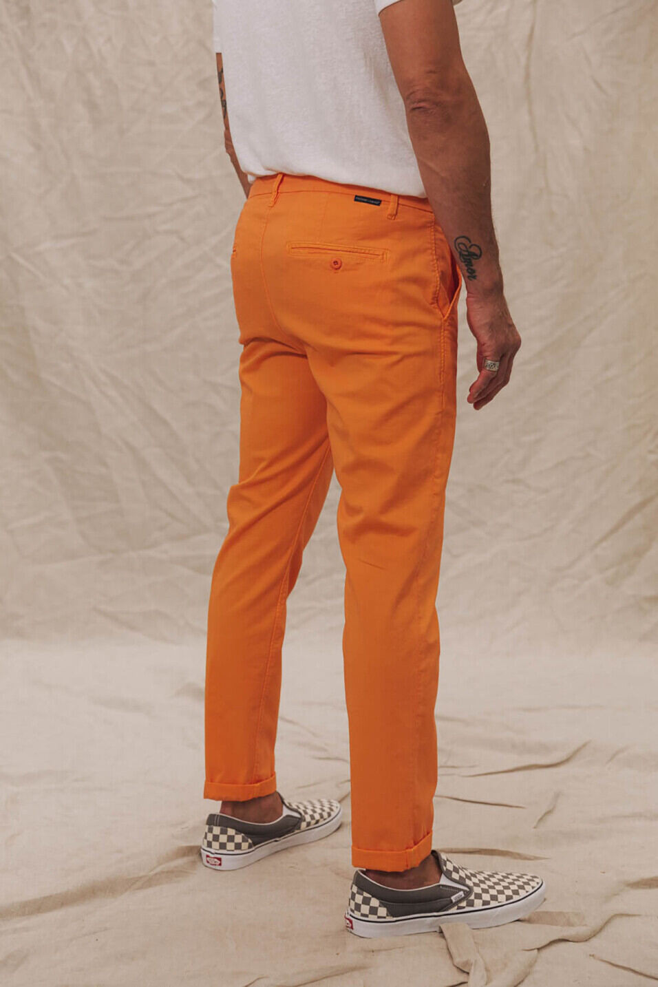 Pantalon chino Homme Mathis Bonito Tangerine tango | Freeman T. Porter