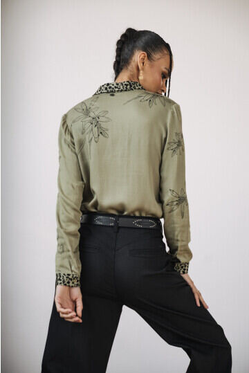 Shirts Katy Sahara Trip Deep Lichen Green | Femme's collection ...